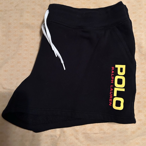 Ralph Lauren Pants - Ralph Lauren Black Shorts with Drawstring Waist